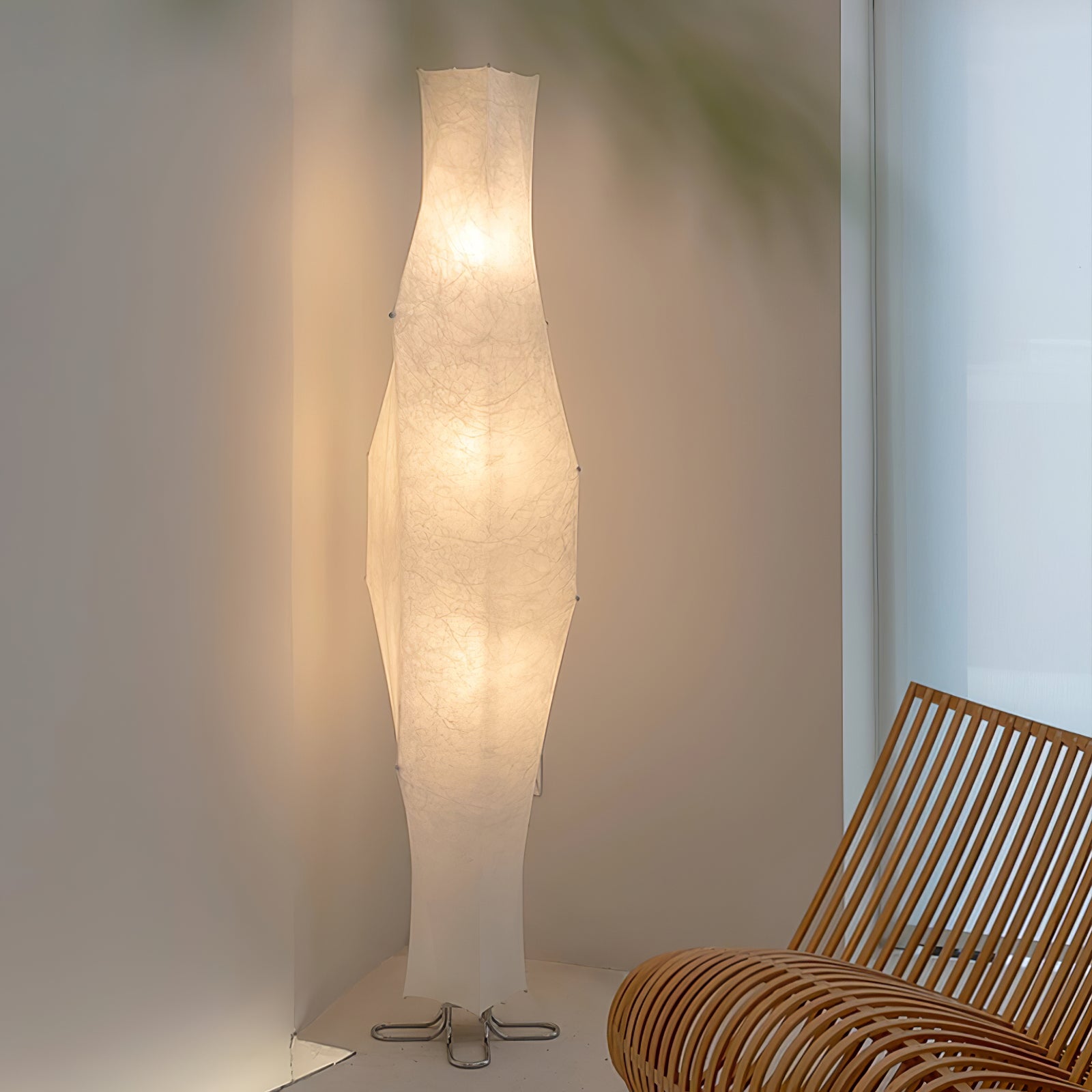 Twist Silk Floor Lamp - Lumpaz