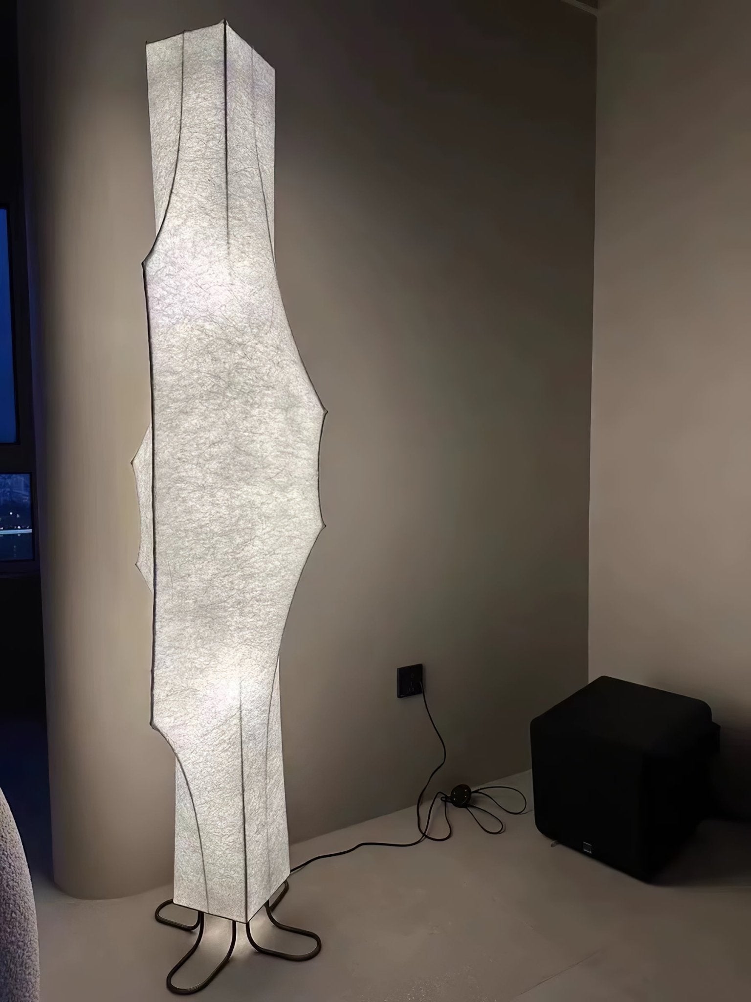 Twist Silk Floor Lamp - Lumpaz