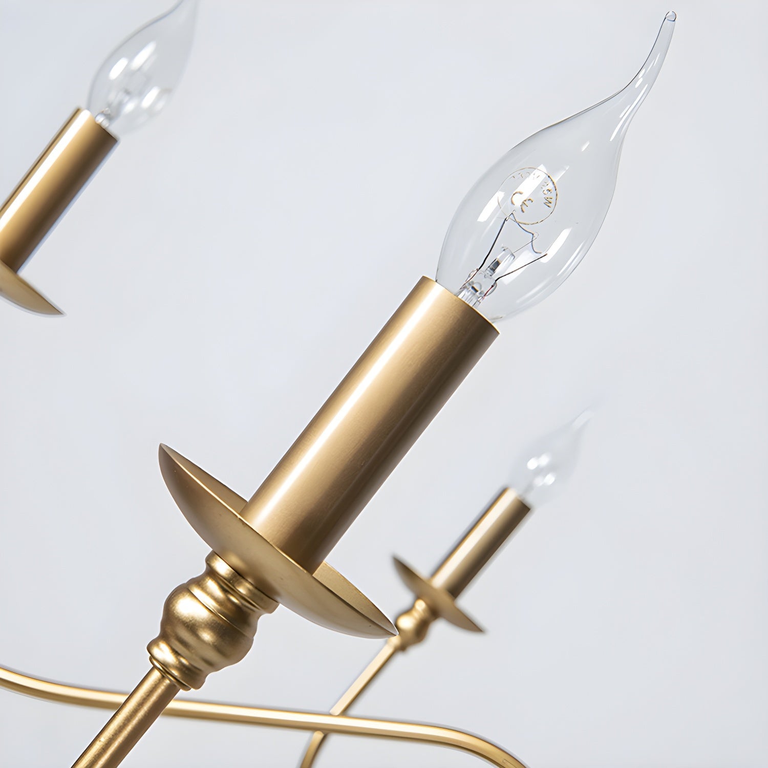 Timeless Gold Candle Chandelier - Lumpaz