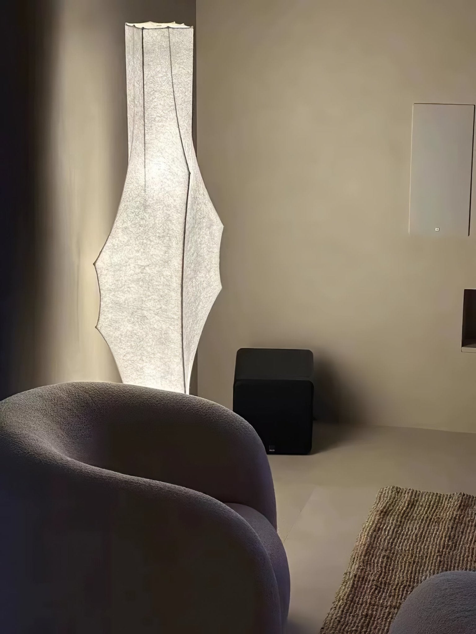 Twist Silk Floor Lamp - Lumpaz