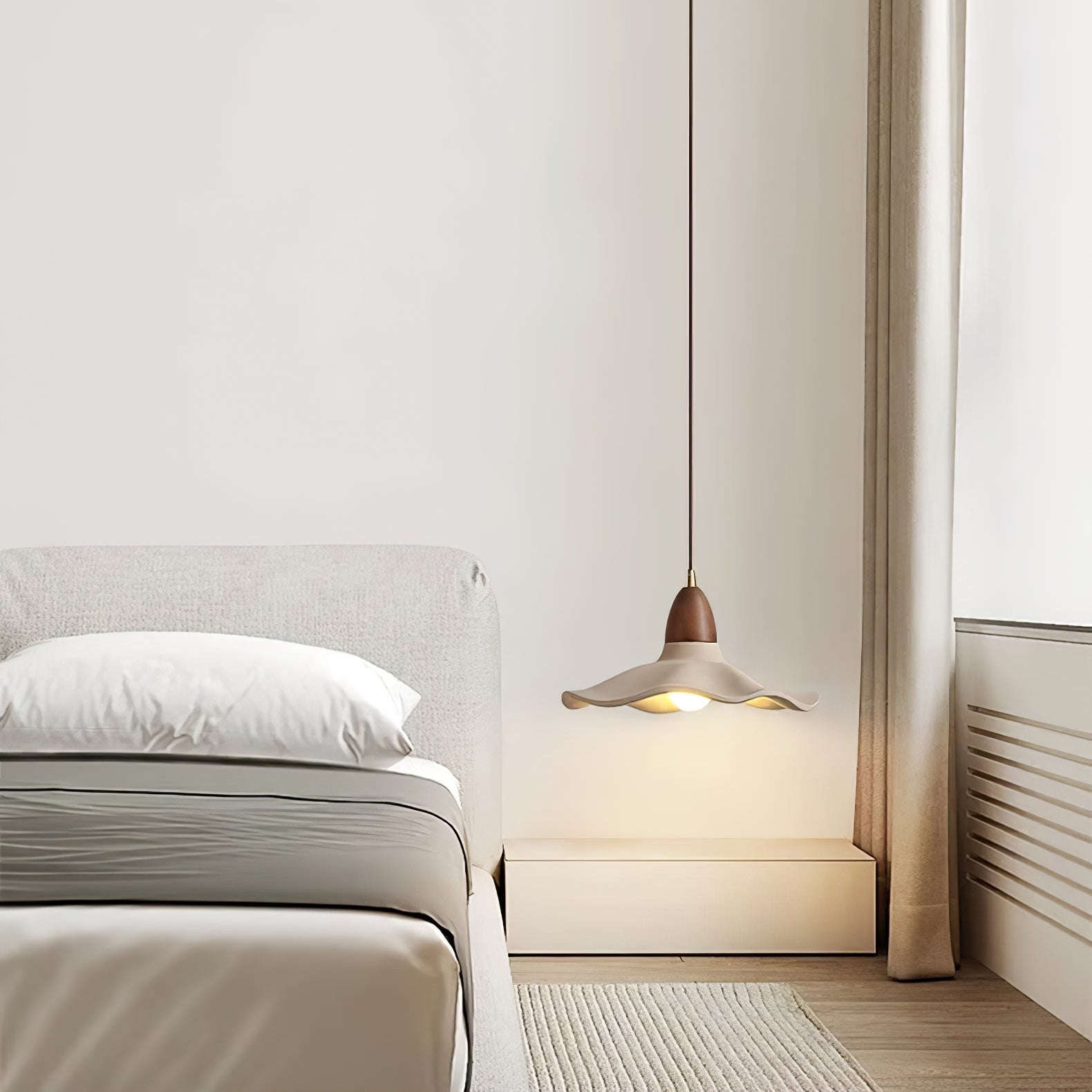 Cement Wave Pendant Light - Lumpaz