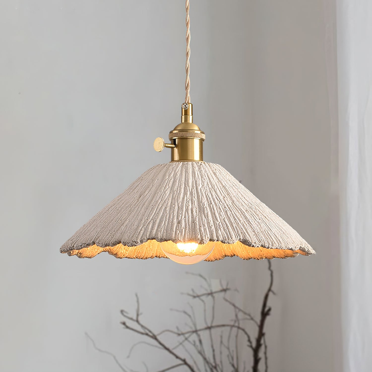 Microcement Pendant Lamp - Lumpaz