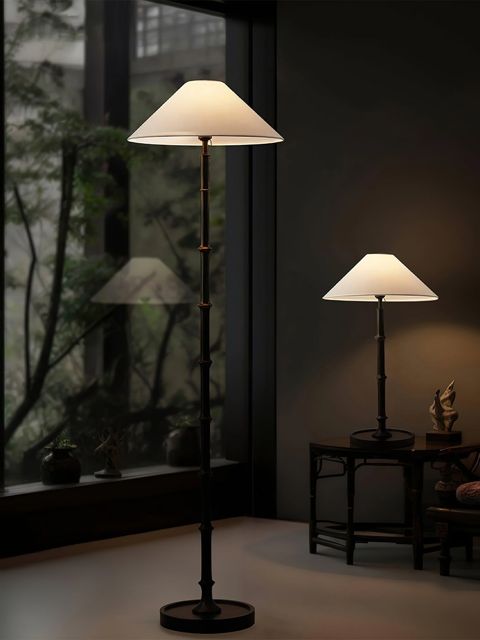 Bamboo Knot Floor Lamp - Lumpaz