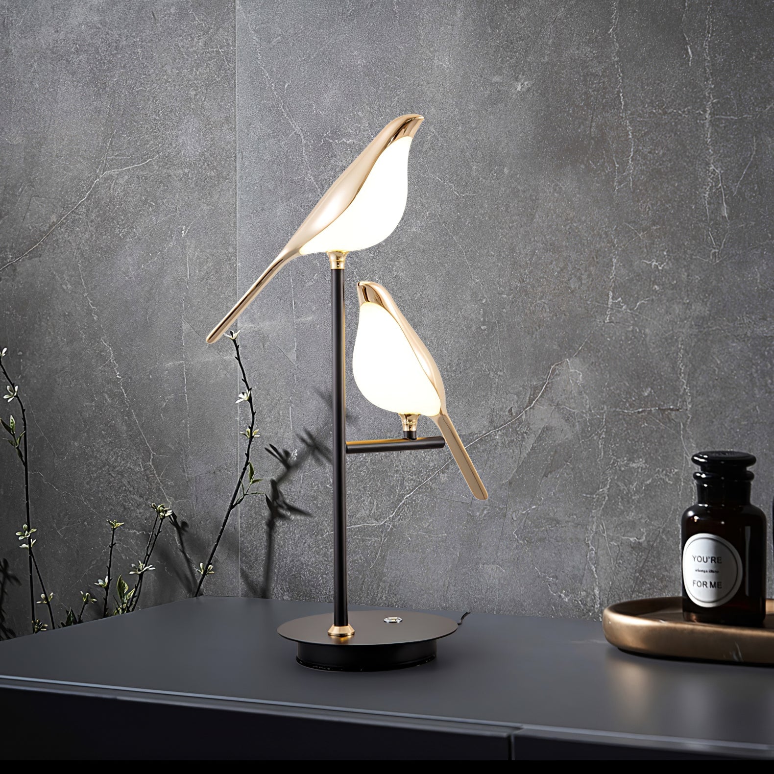 Magpie Perch Table Lamp - Lumpaz