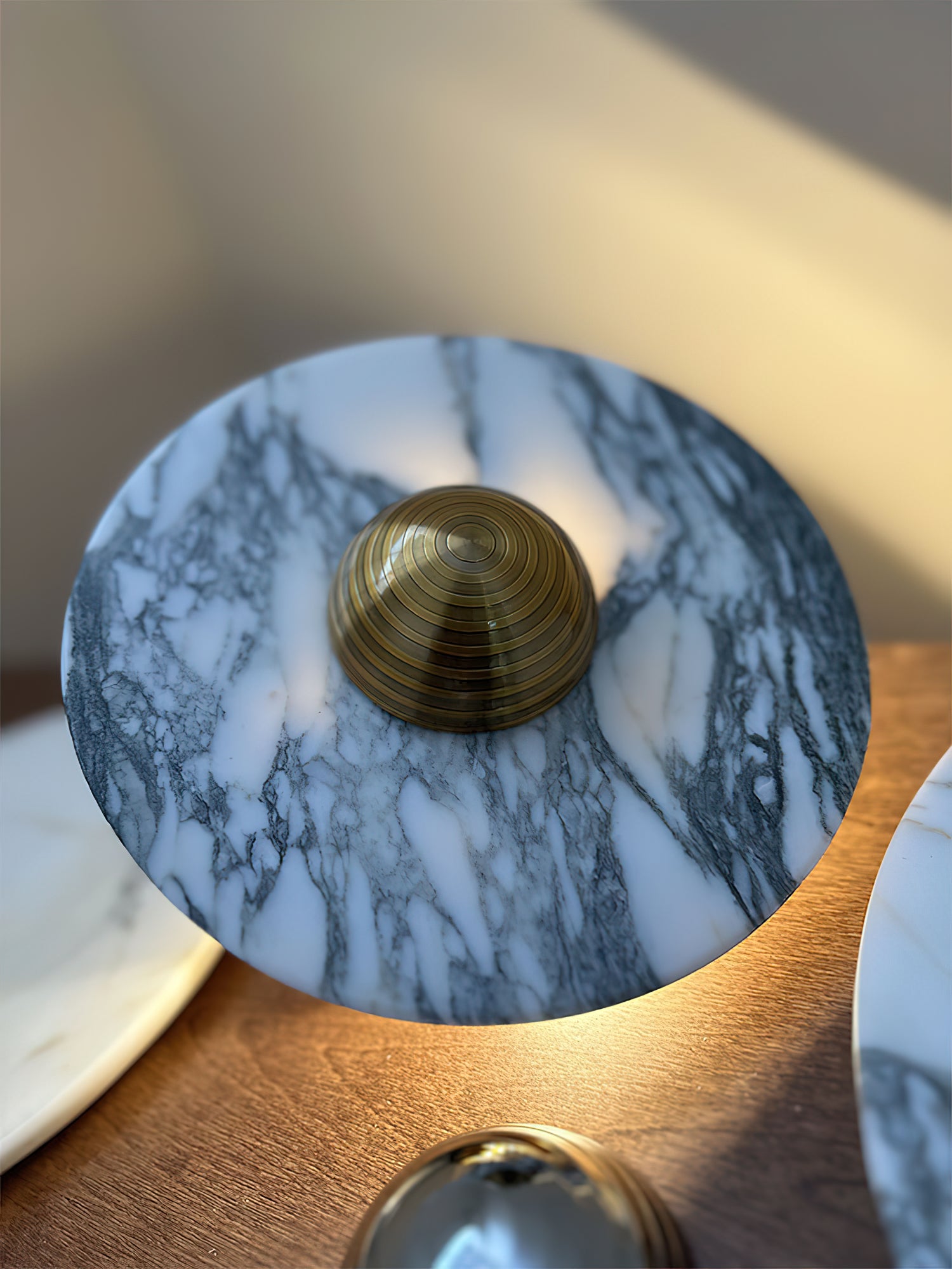 Messier Marble Rechargeable Wall Lamp - Lumpaz