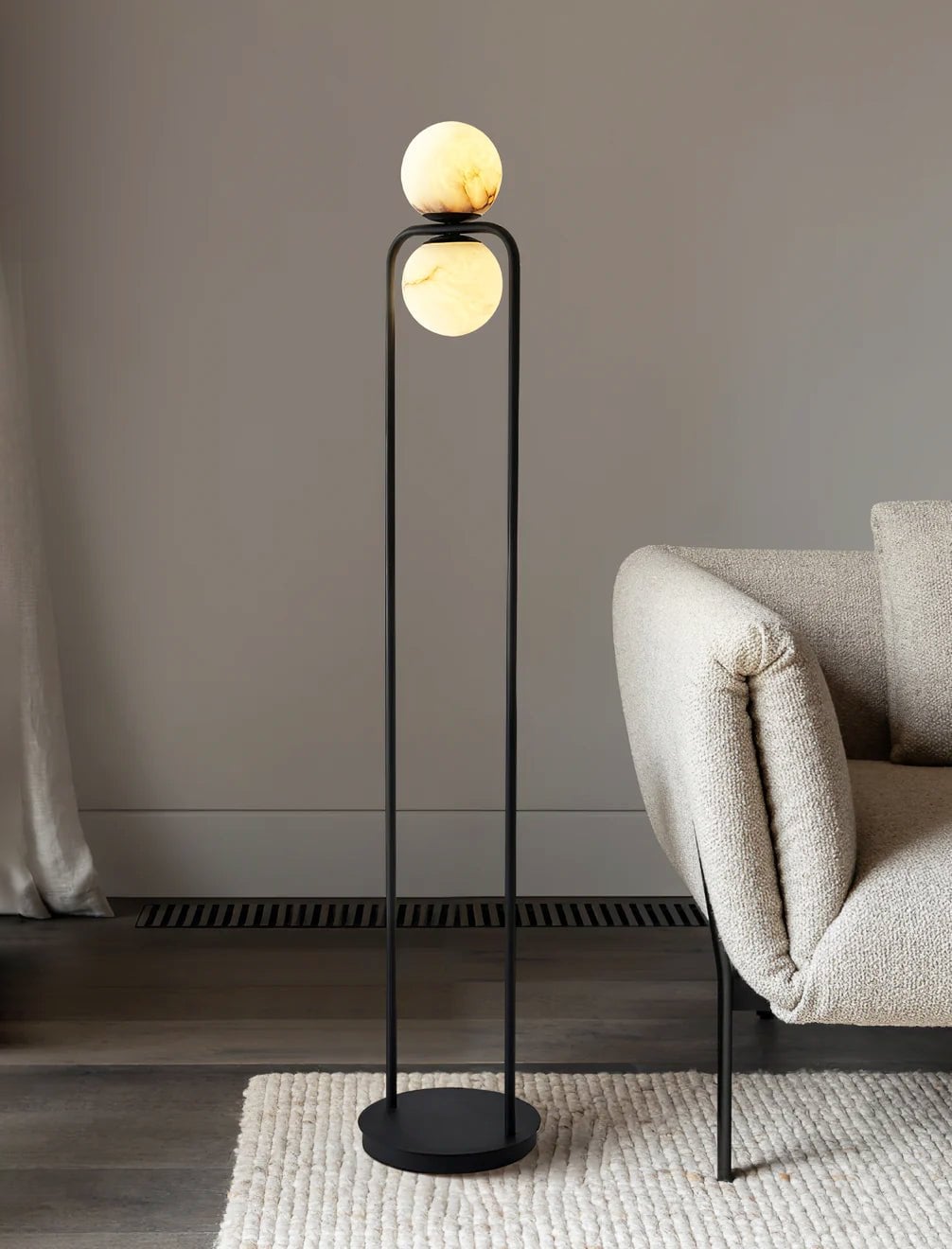 Alabaster Tribeca Floor Lamp - Lumpaz