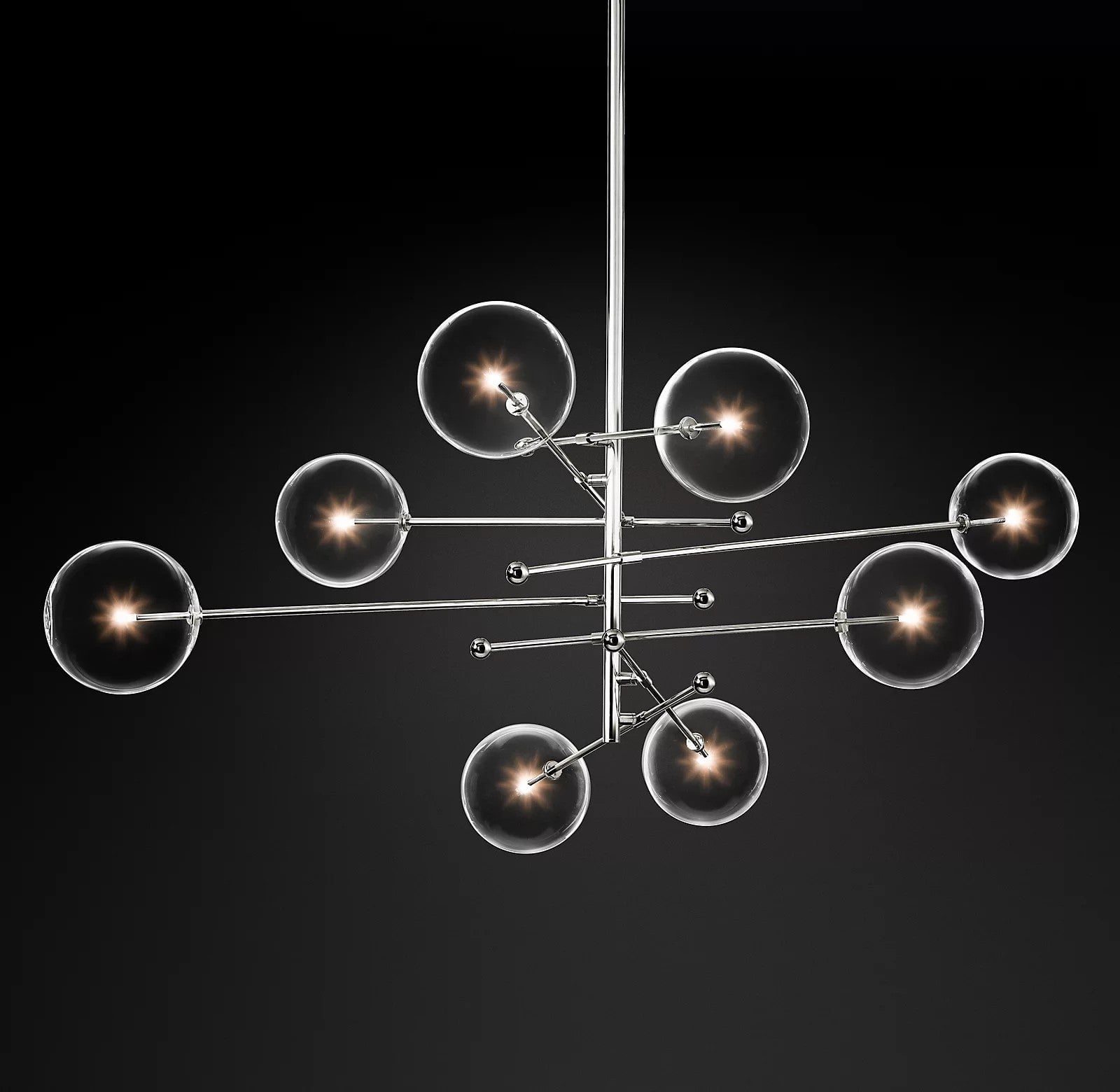 Glass Globe Mobile Chandelier - Lumpaz