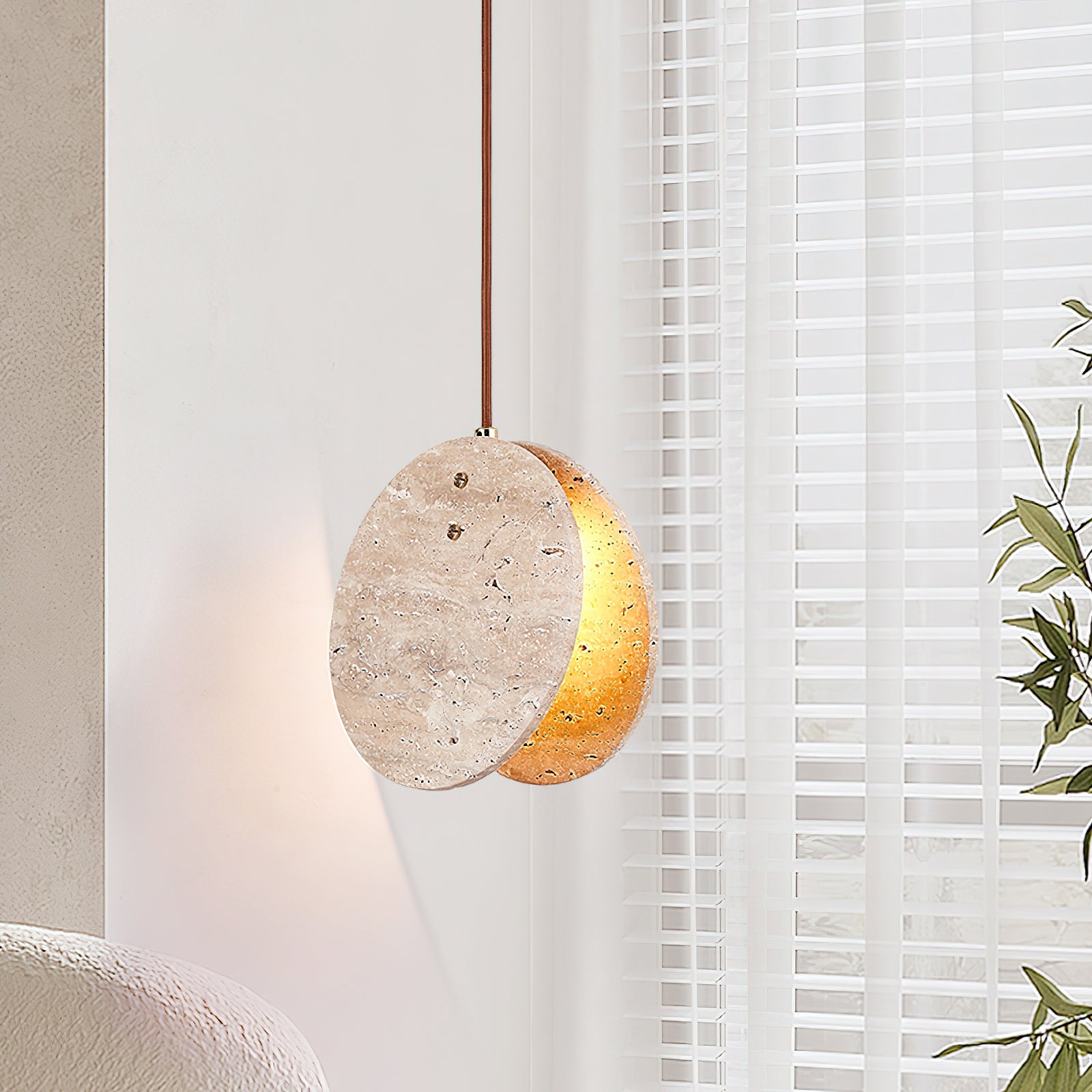 Solstice Stone Pendant Light - Lumpaz