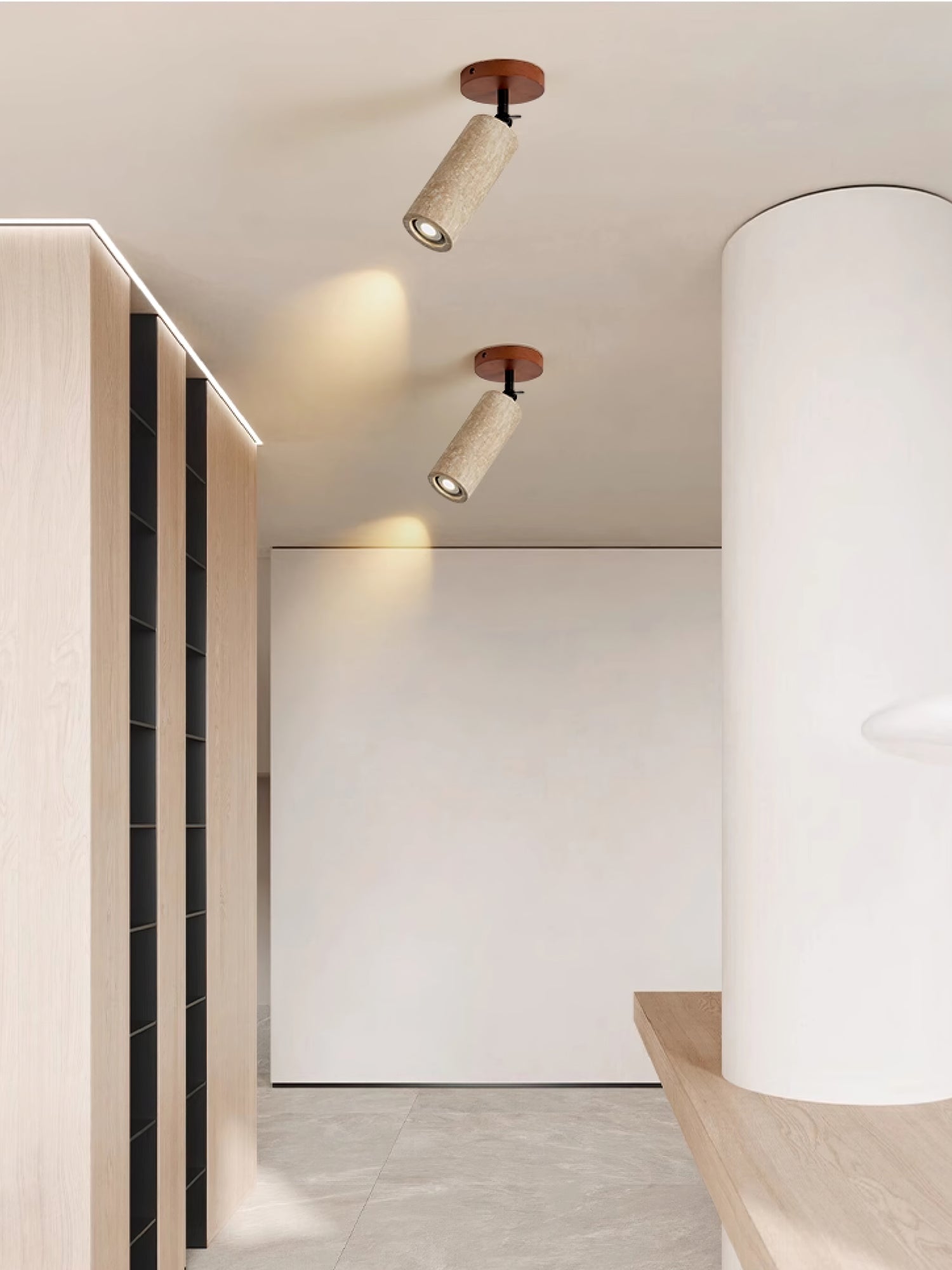 Versa Stone Adjustable Wall Light - Lumpaz