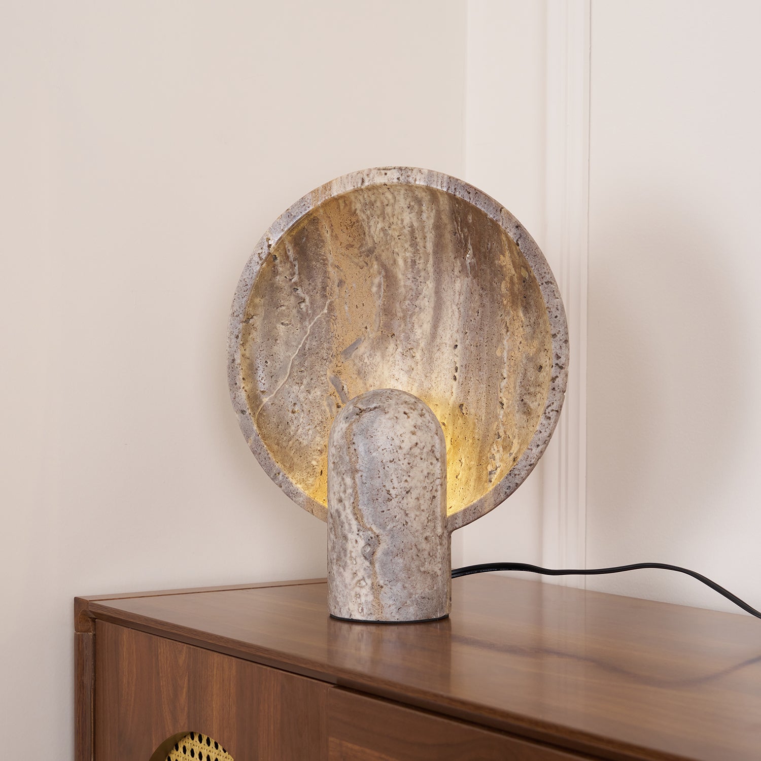Eclipse Stone Table Lamp - Lumpaz