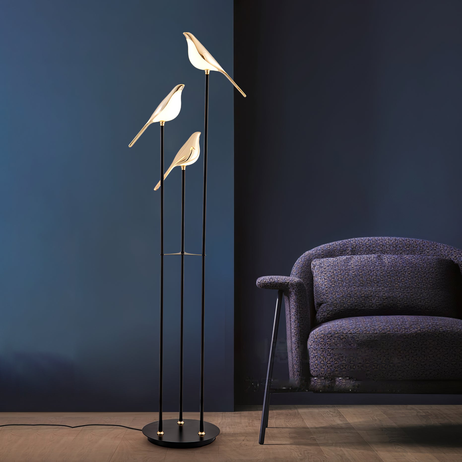 Magpie Perch Floor Lamp - Lumpaz