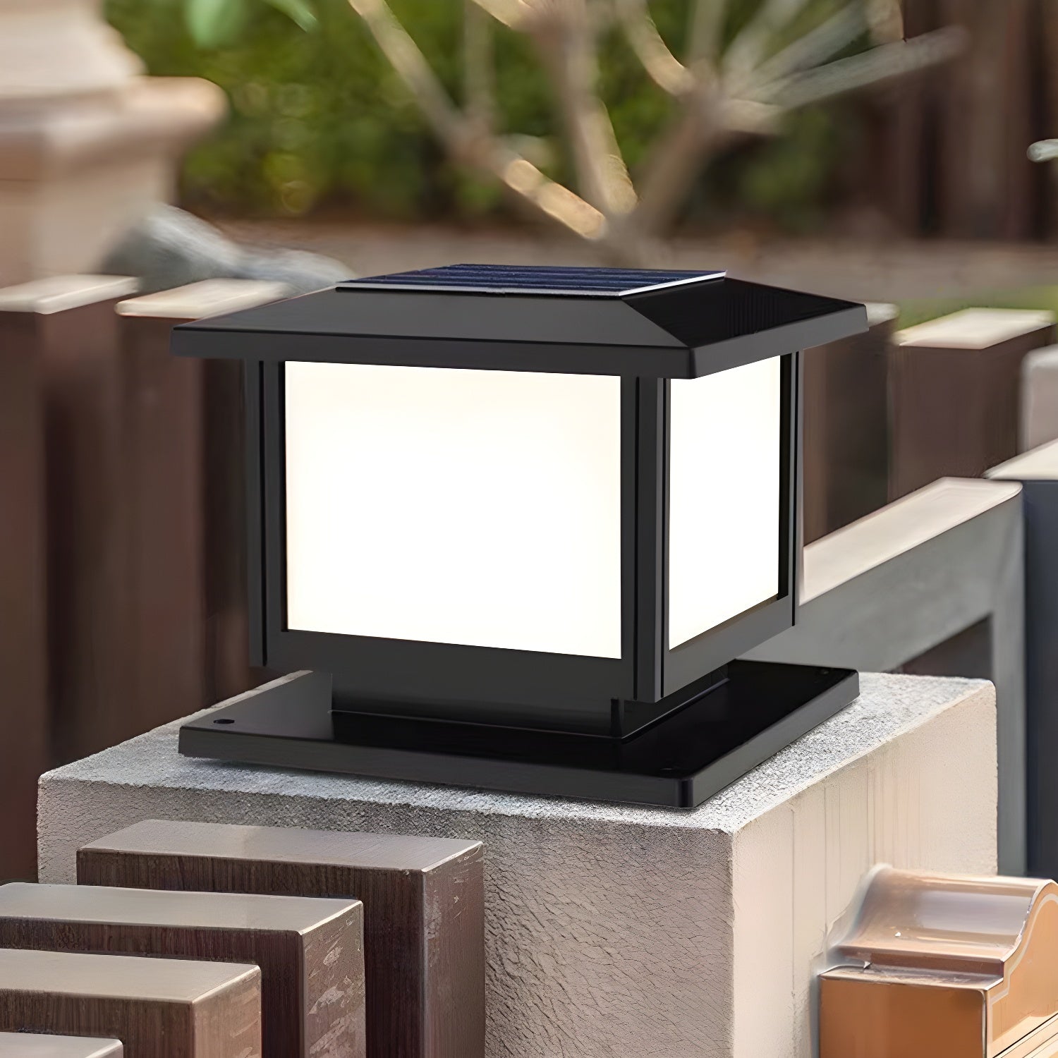 Cassian Solar Post Outdoor Light - Lumpaz