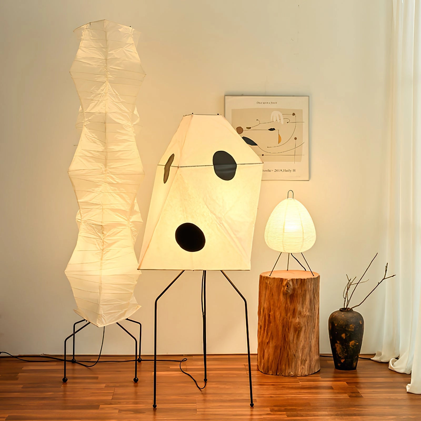 Origami Lantern Floor Lamp - Lumpaz