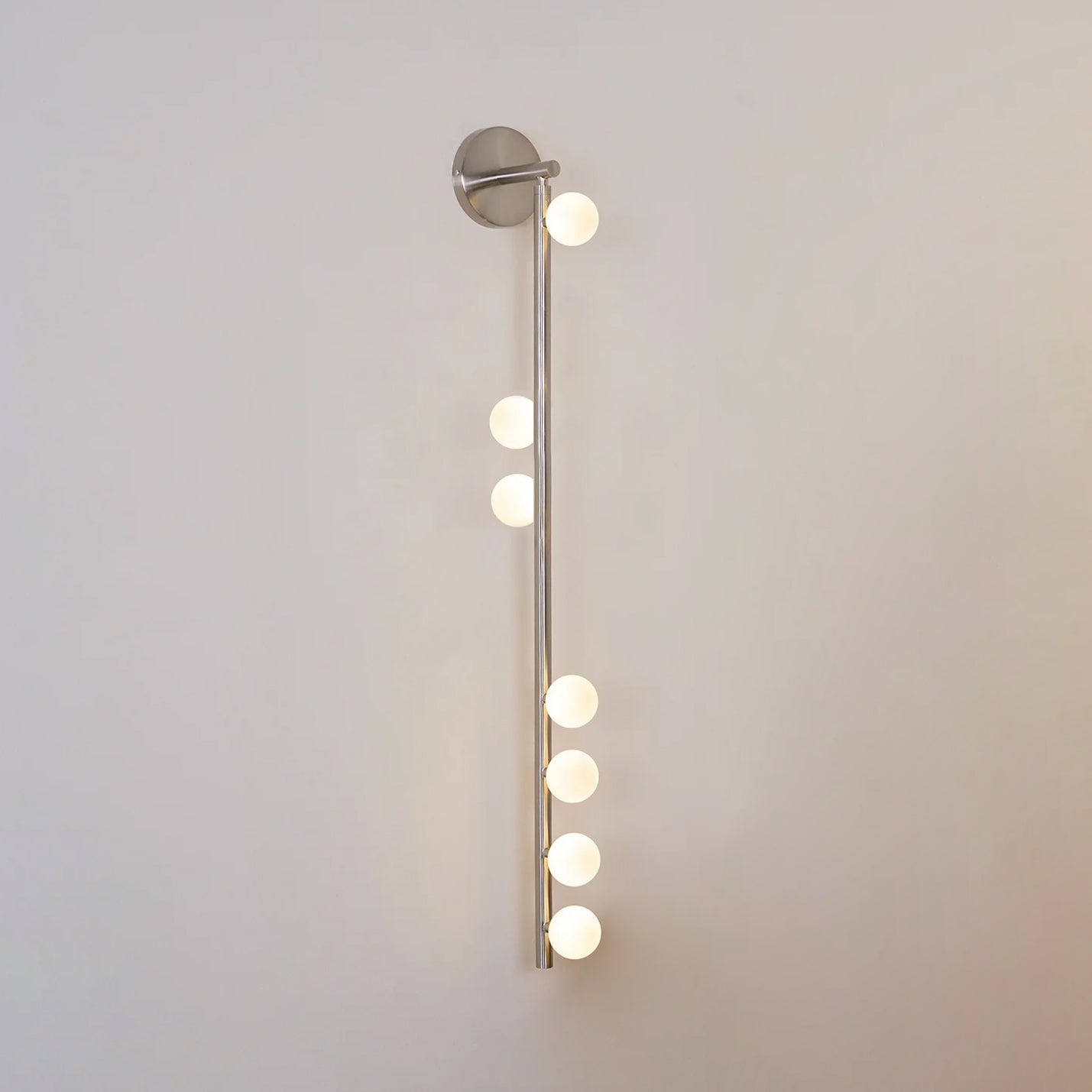 Brass Glass Tube Plug-in Wall Lamp - Lumpaz