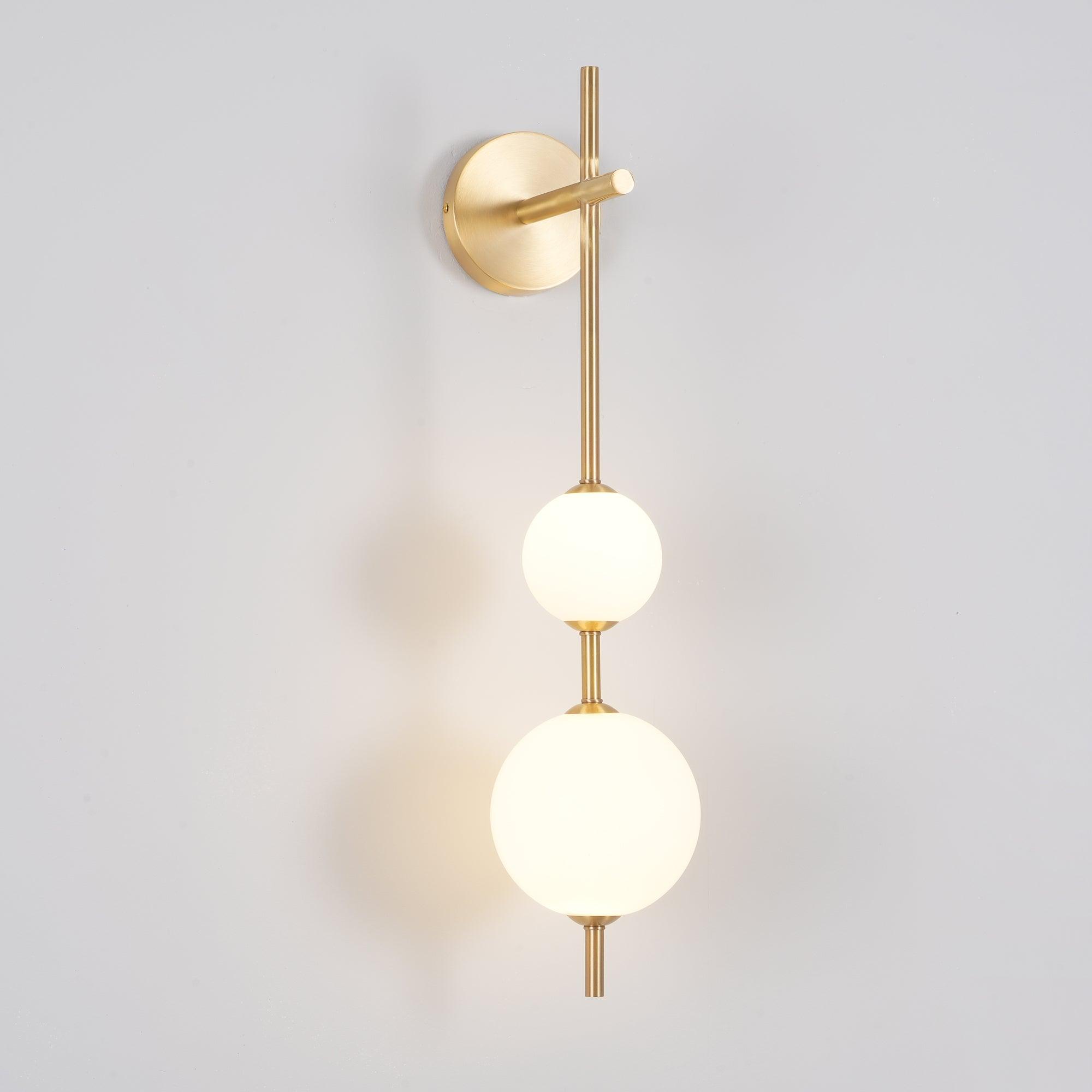 Vertical Globe Plug-in Wall Lamp - Lumpaz