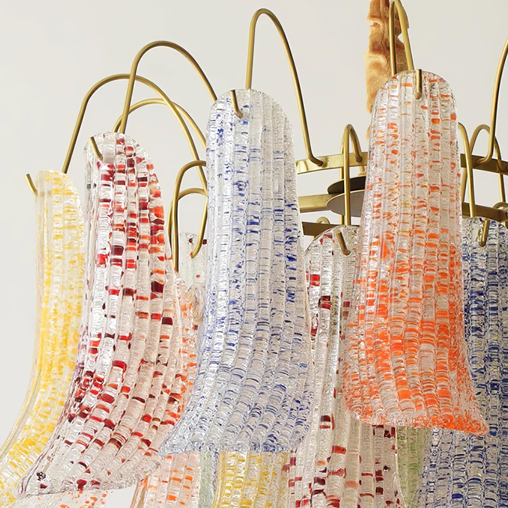 Venini Colorful Murano Glass Chandelier - Lumpaz