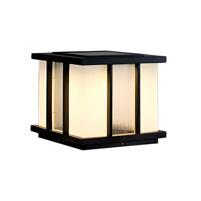 Modern Cube Solar Outdoor Light - Lumpaz