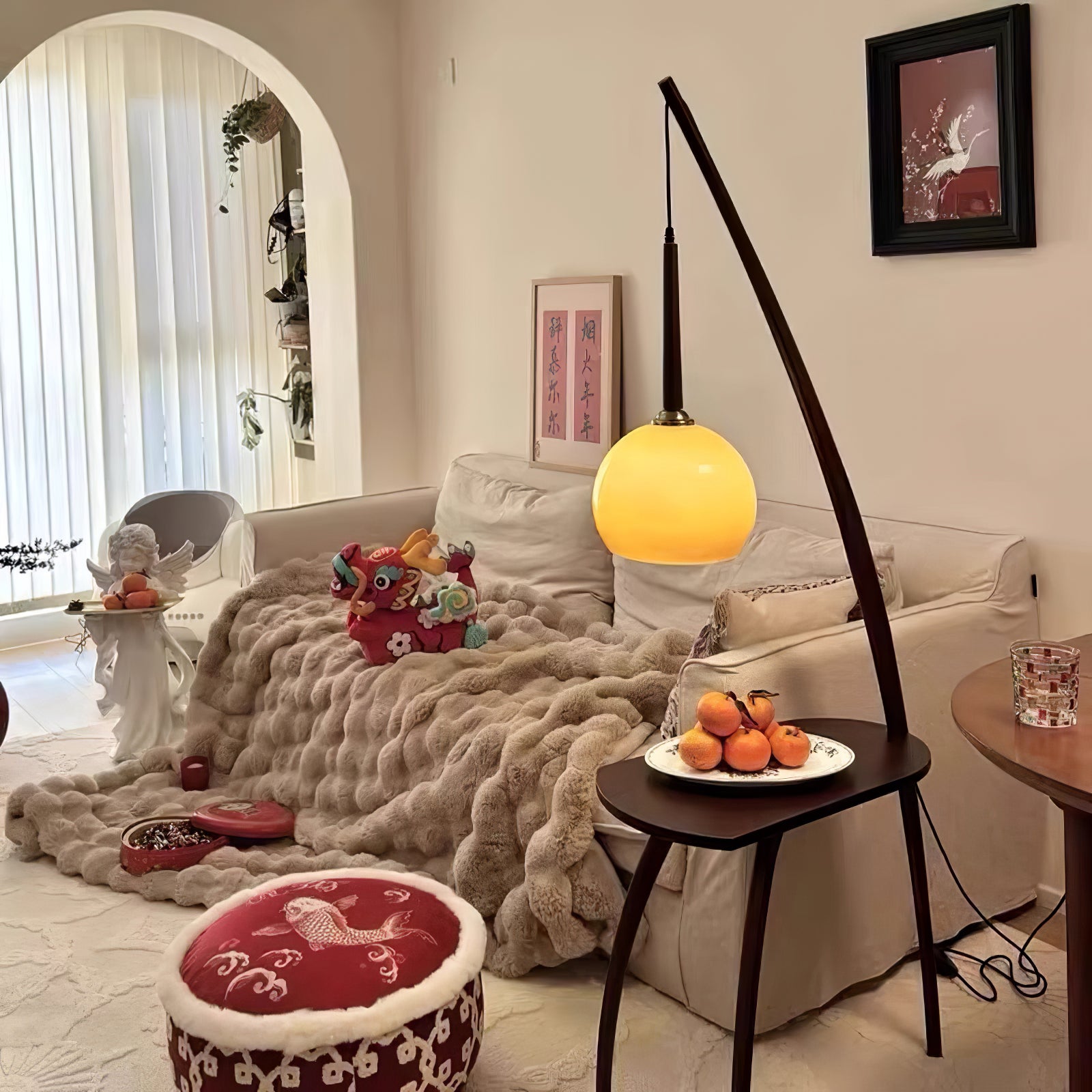 Arc Sphere Floor Lamp - Lumpaz