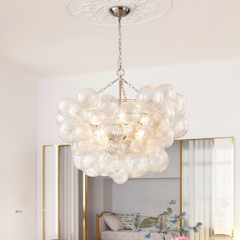 Glass Ball Bubbles Chandelier - Lumpaz