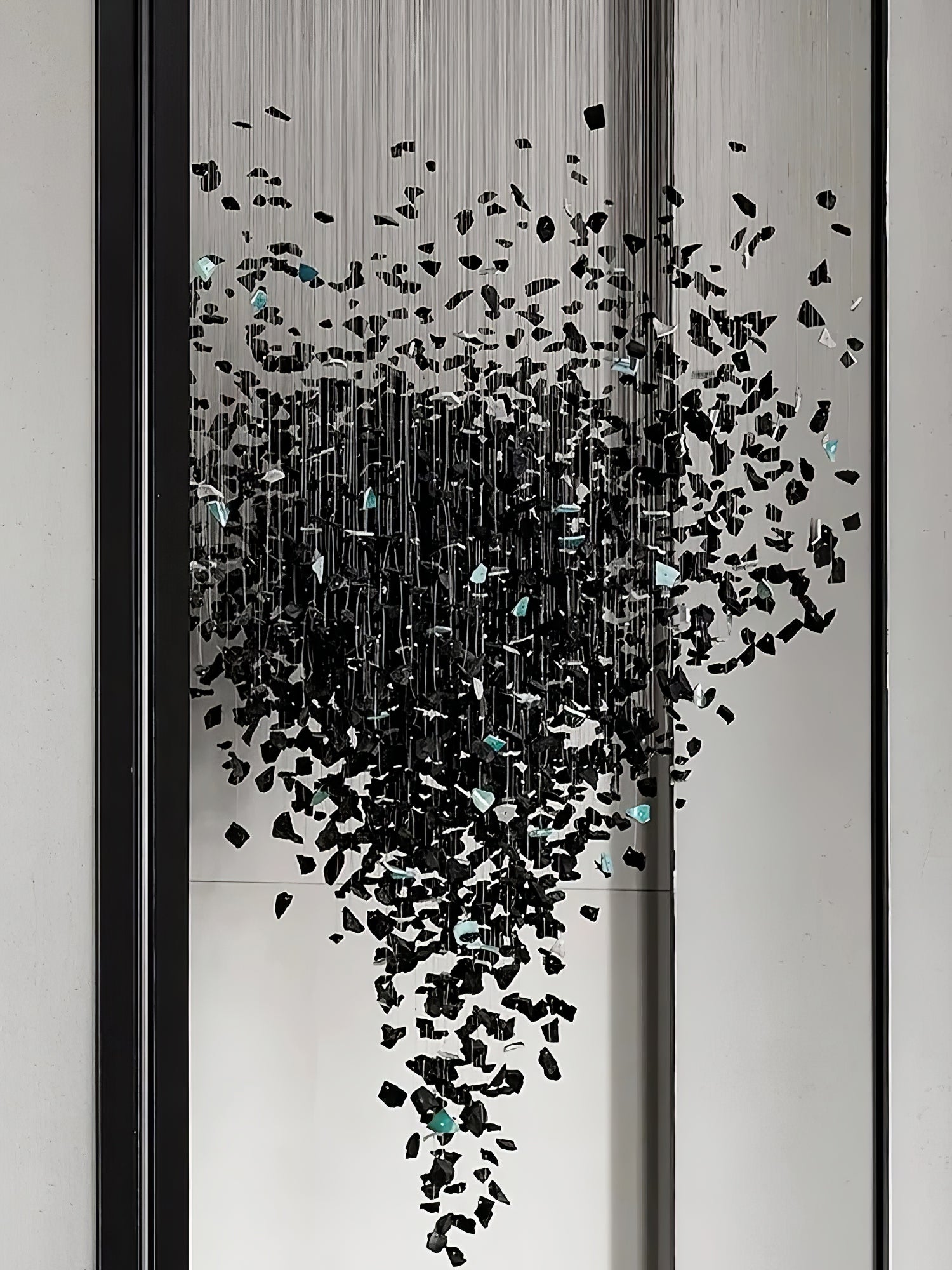 Charcoal Shape O Chandelier - Lumpaz