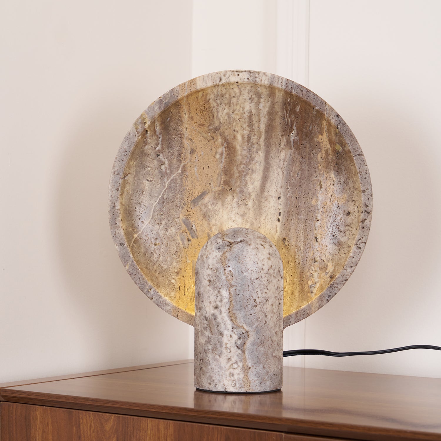 Eclipse Stone Table Lamp - Lumpaz
