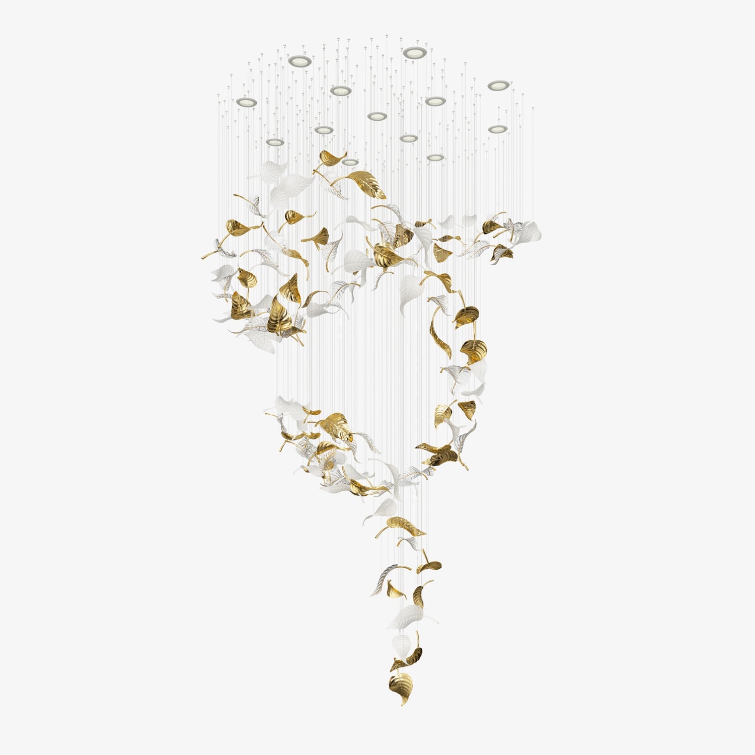 Linden Leaves Chandelier - Lumpaz