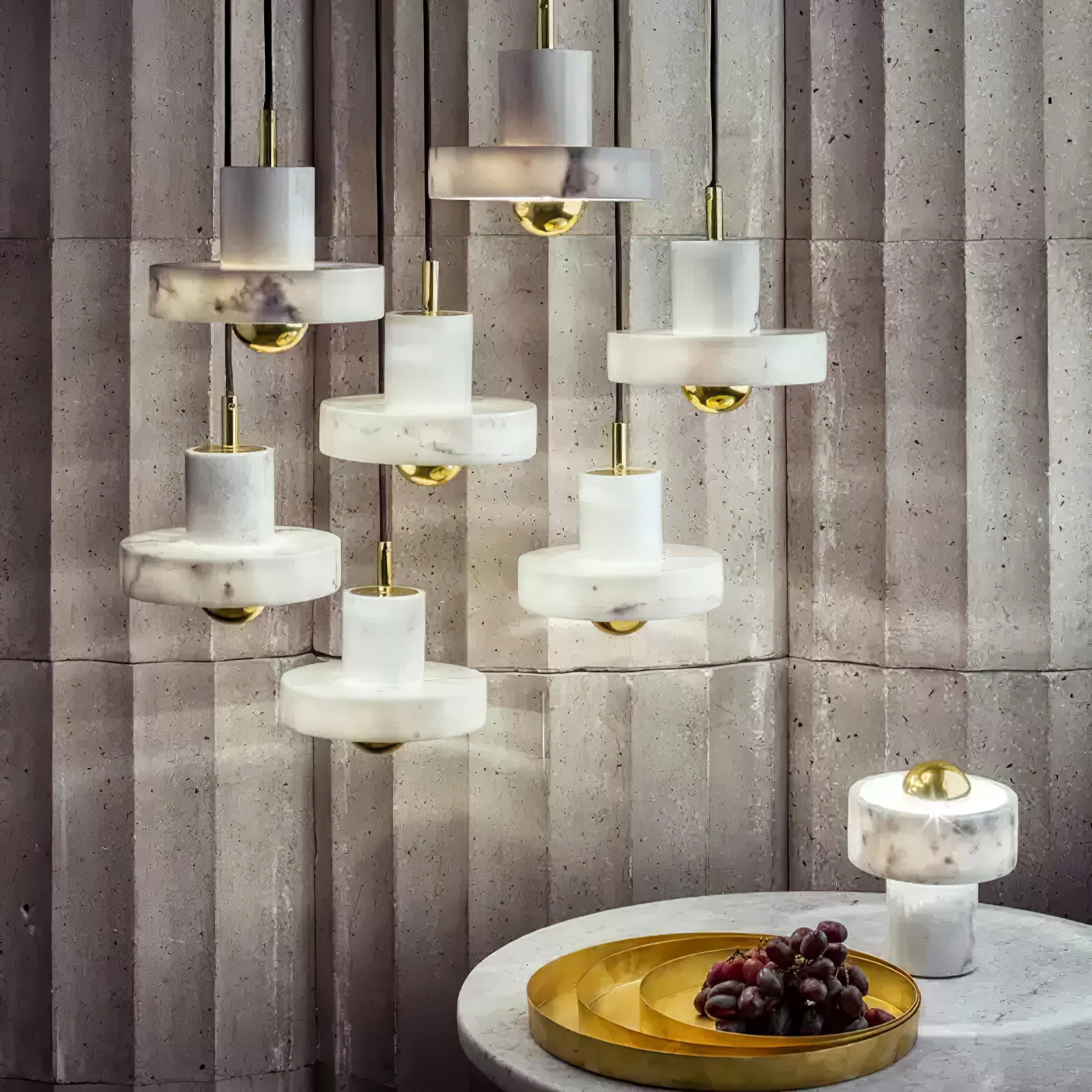 Marble Aura Pendant Lamp - Lumpaz
