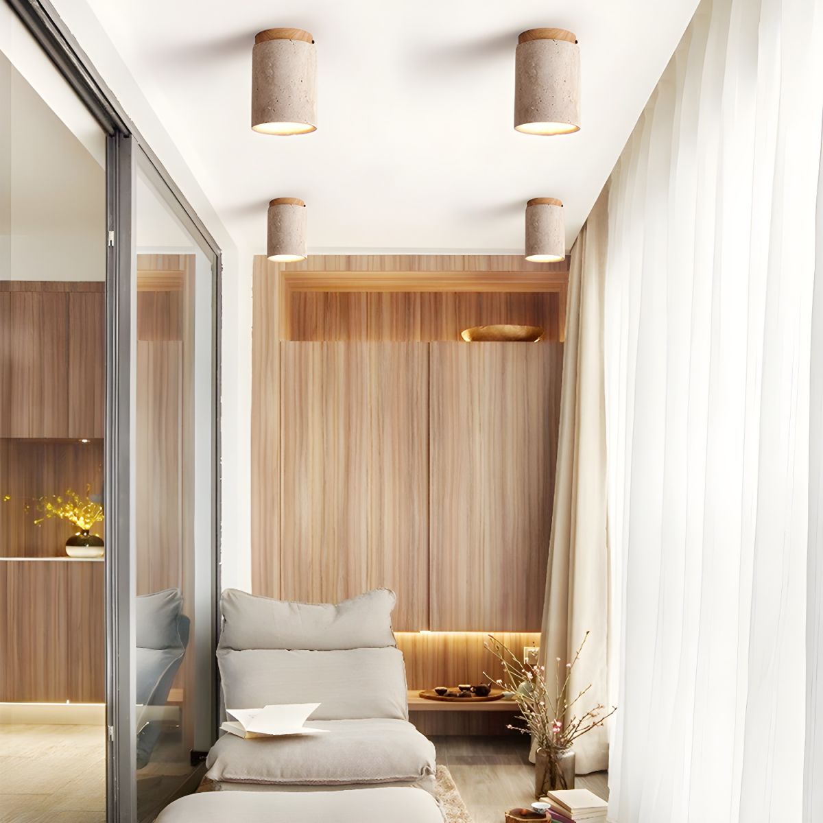 Terra Cylinder Ceiling Light - Lumpaz