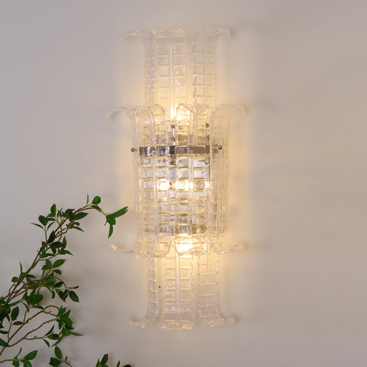 Aveline Murano Glass Wall Sconce - Lumpaz