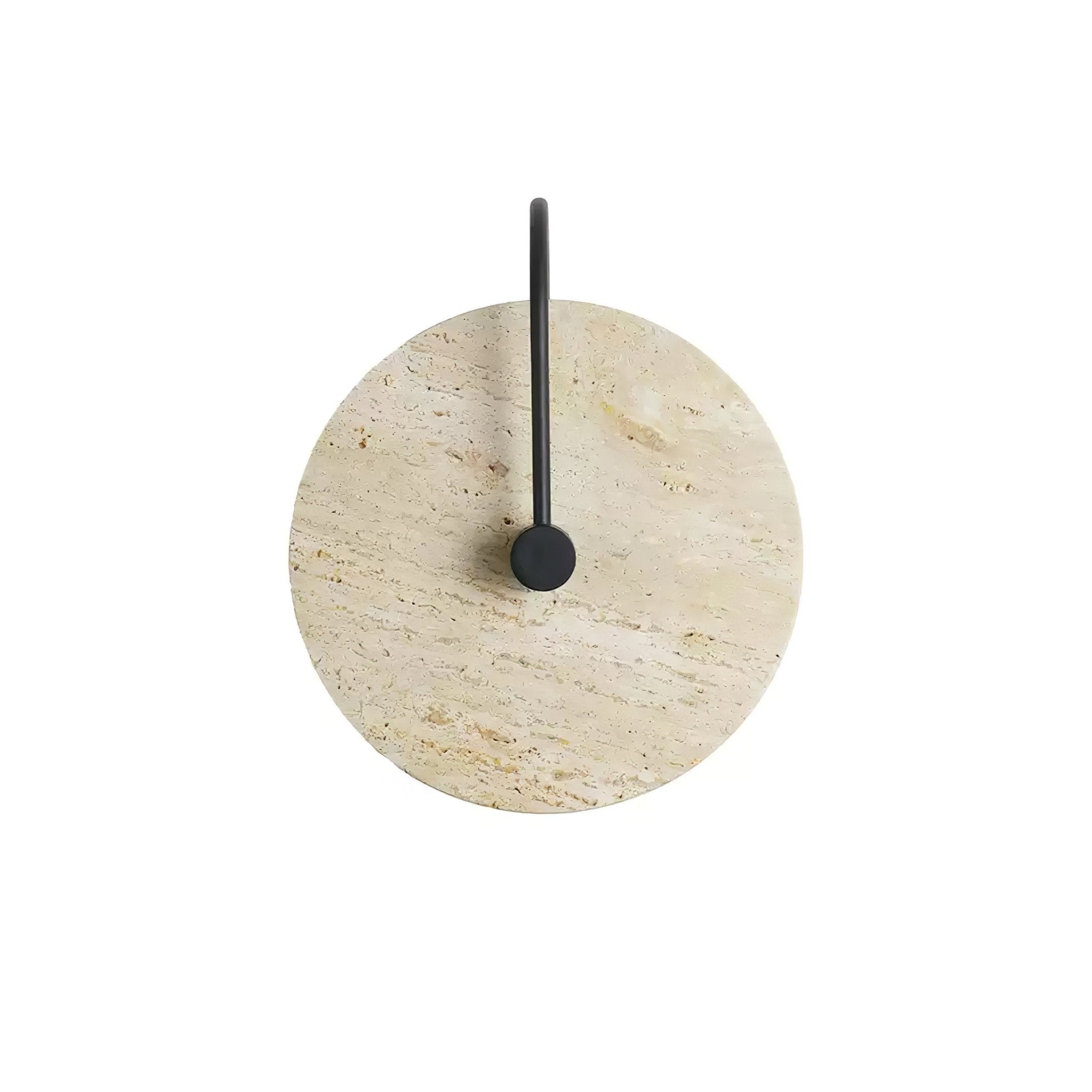 Round Travertine Wall Lamp - Lumpaz