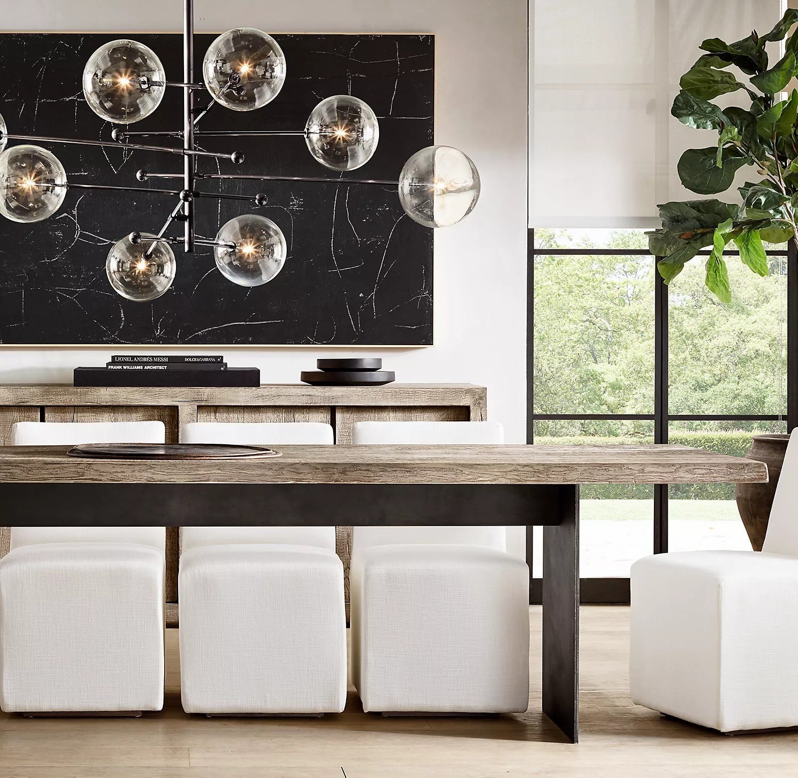 Glass Globe Mobile Chandelier - Lumpaz