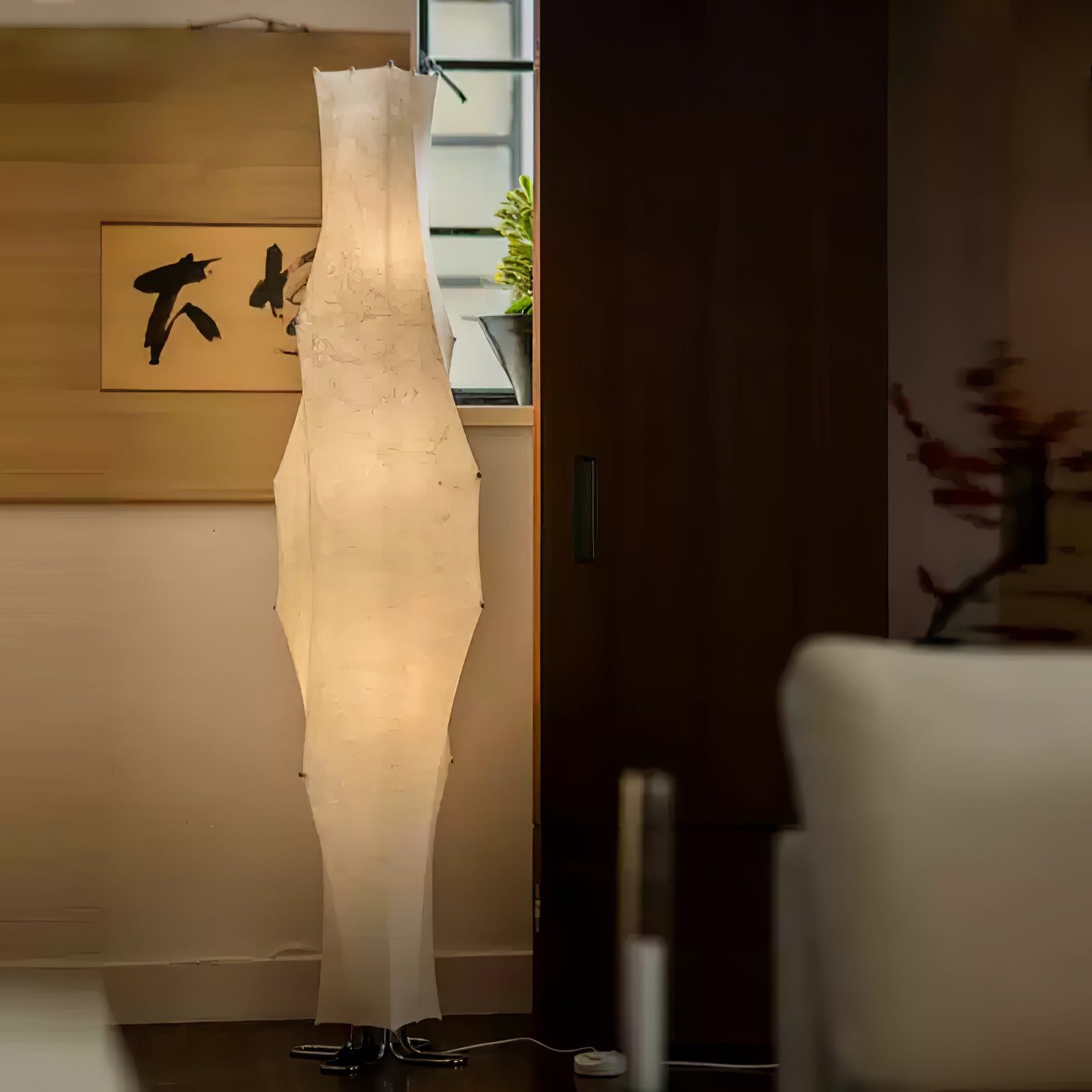 Twist Silk Floor Lamp - Lumpaz