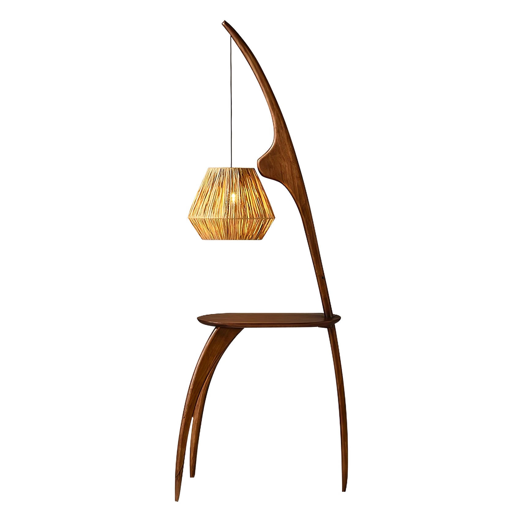 Curved Mantis Arm Floor Lamp - Lumpaz