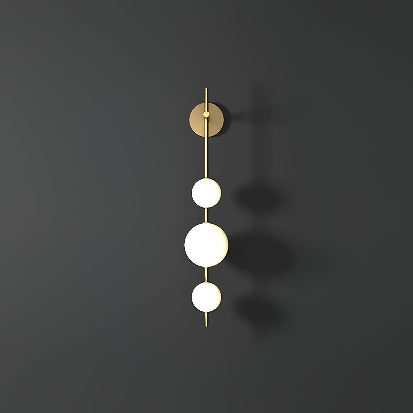 Vertical Globe Plug-in Wall Lamp - Lumpaz