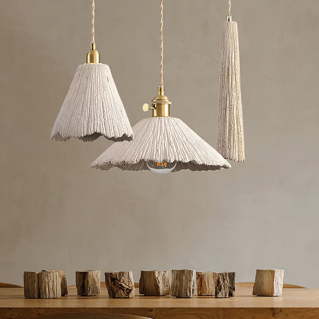 Microcement Pendant Lamp - Lumpaz