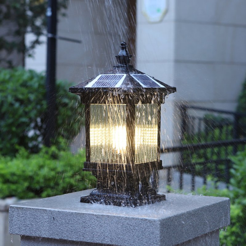 Solar Classic Lantern Solar Outdoor Light - Lumpaz