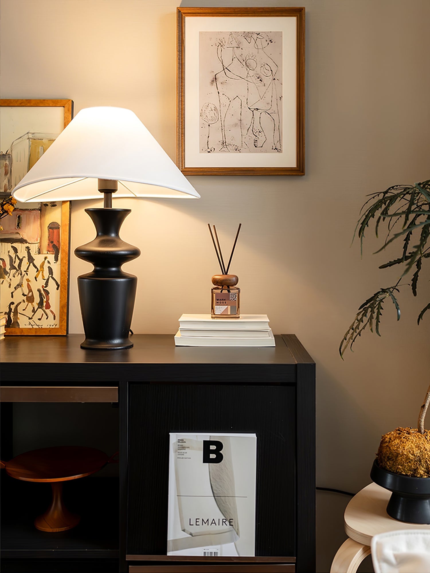 Grace Wood Table Lamp - Lumpaz