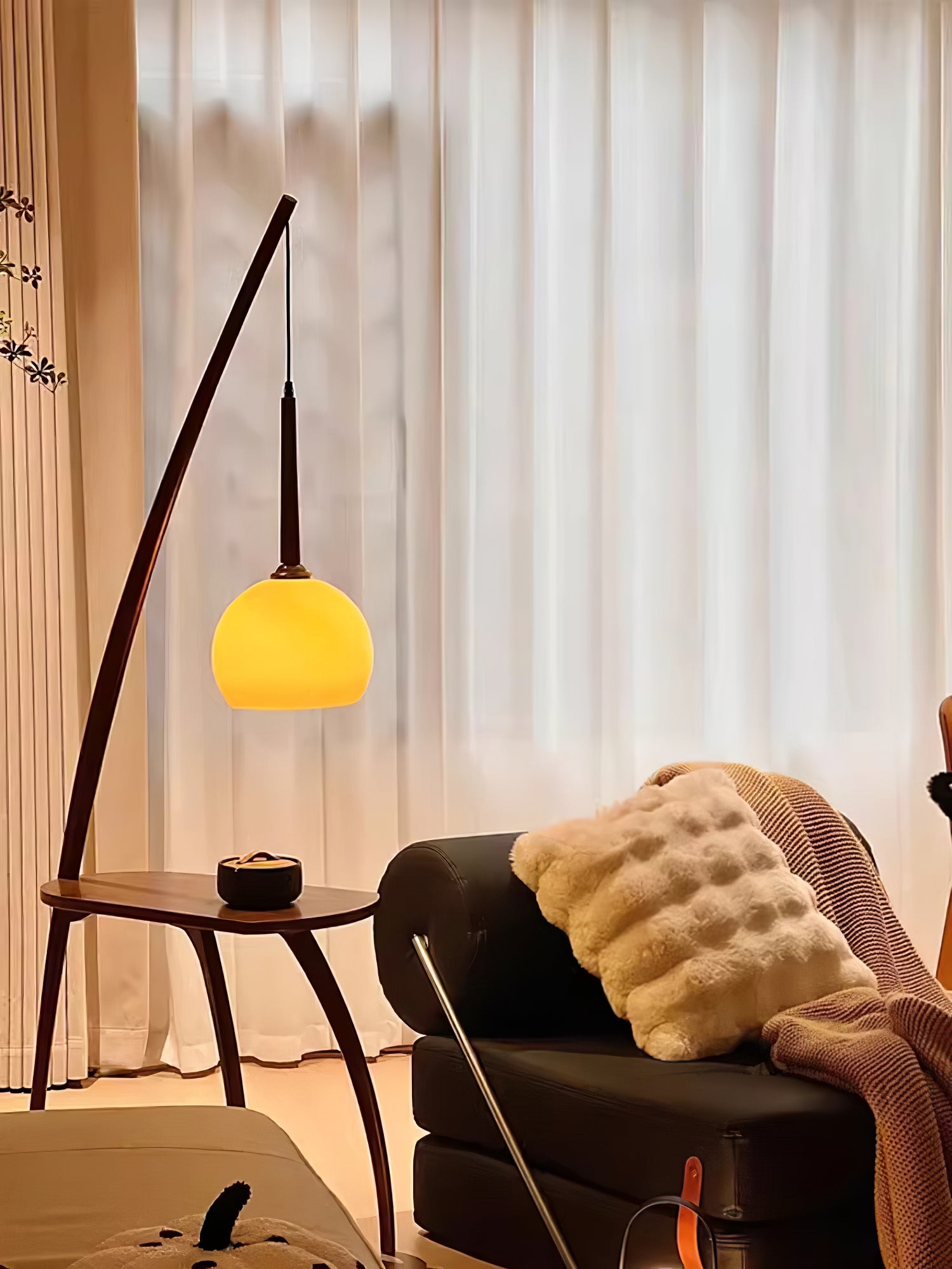 Arc Sphere Floor Lamp - Lumpaz