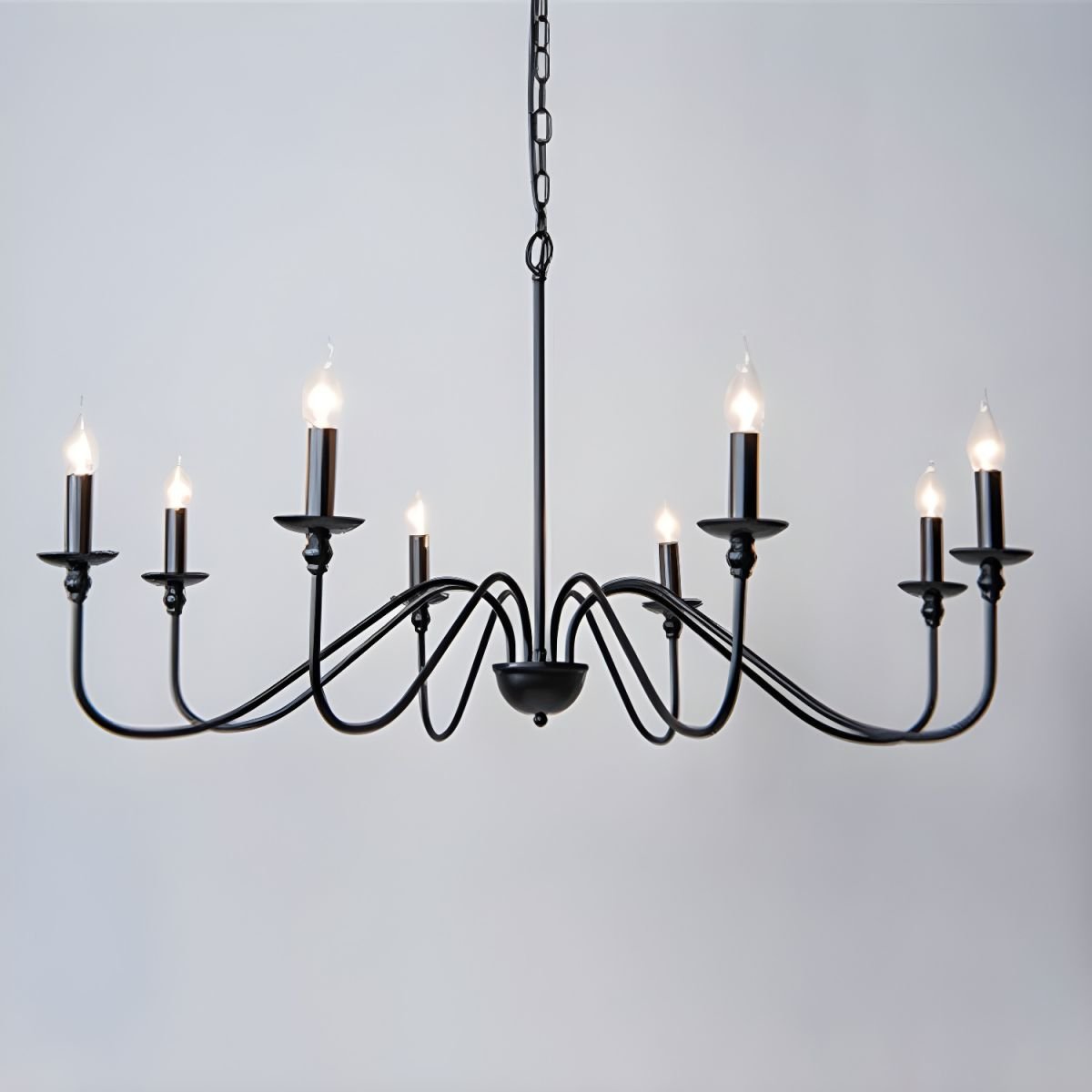 Timeless Gold Candle Chandelier - Lumpaz