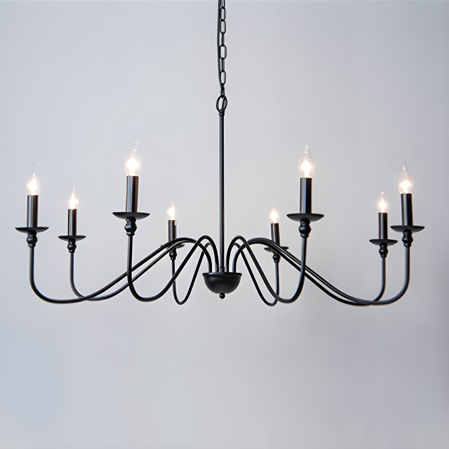Timeless Gold Candle Chandelier - Lumpaz
