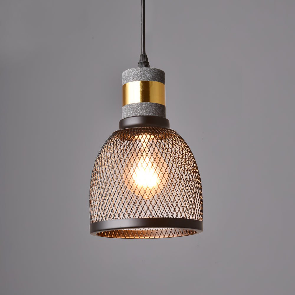 Cement Mesh Pendant Light - Lumpaz