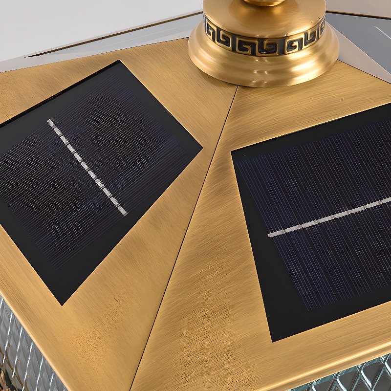 Diamond Solar Post Outdoor Light - Lumpaz