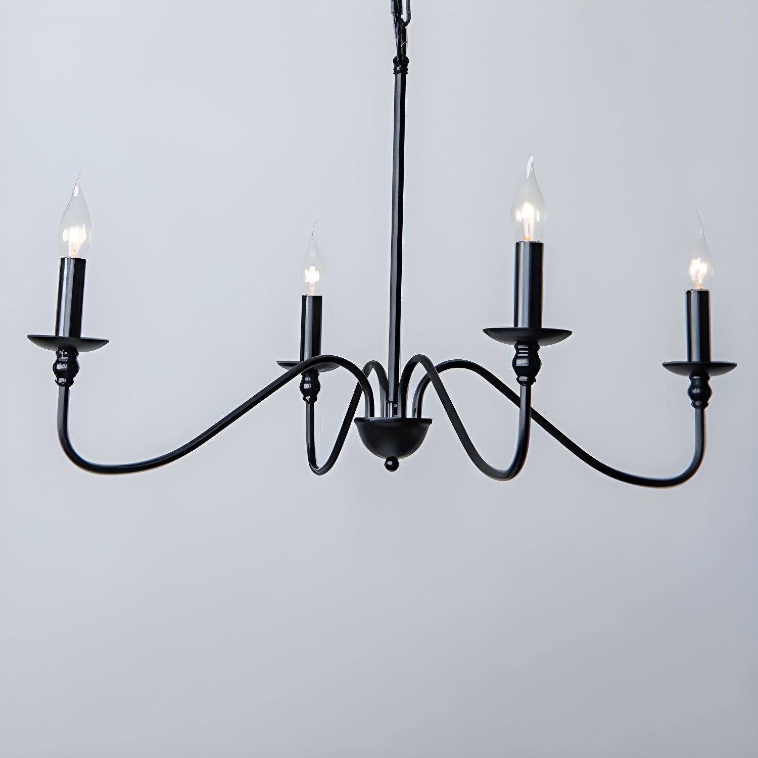 Timeless Gold Candle Chandelier - Lumpaz