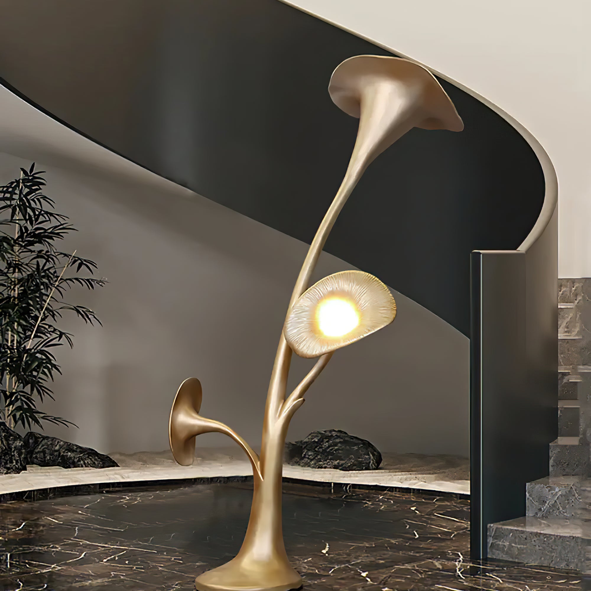 Petunia Sculpture Floor Lamp - Lumpaz