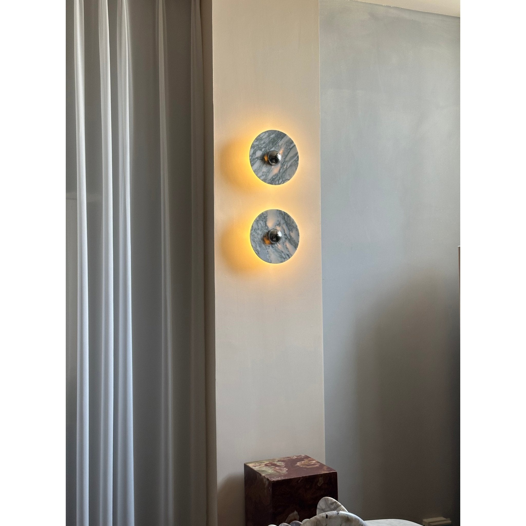 Messier Marble Rechargeable Wall Lamp - Lumpaz