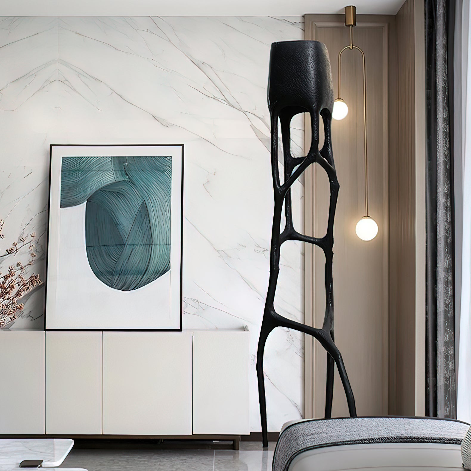 Gothic Sculpture Floor Lamp - Lumpaz