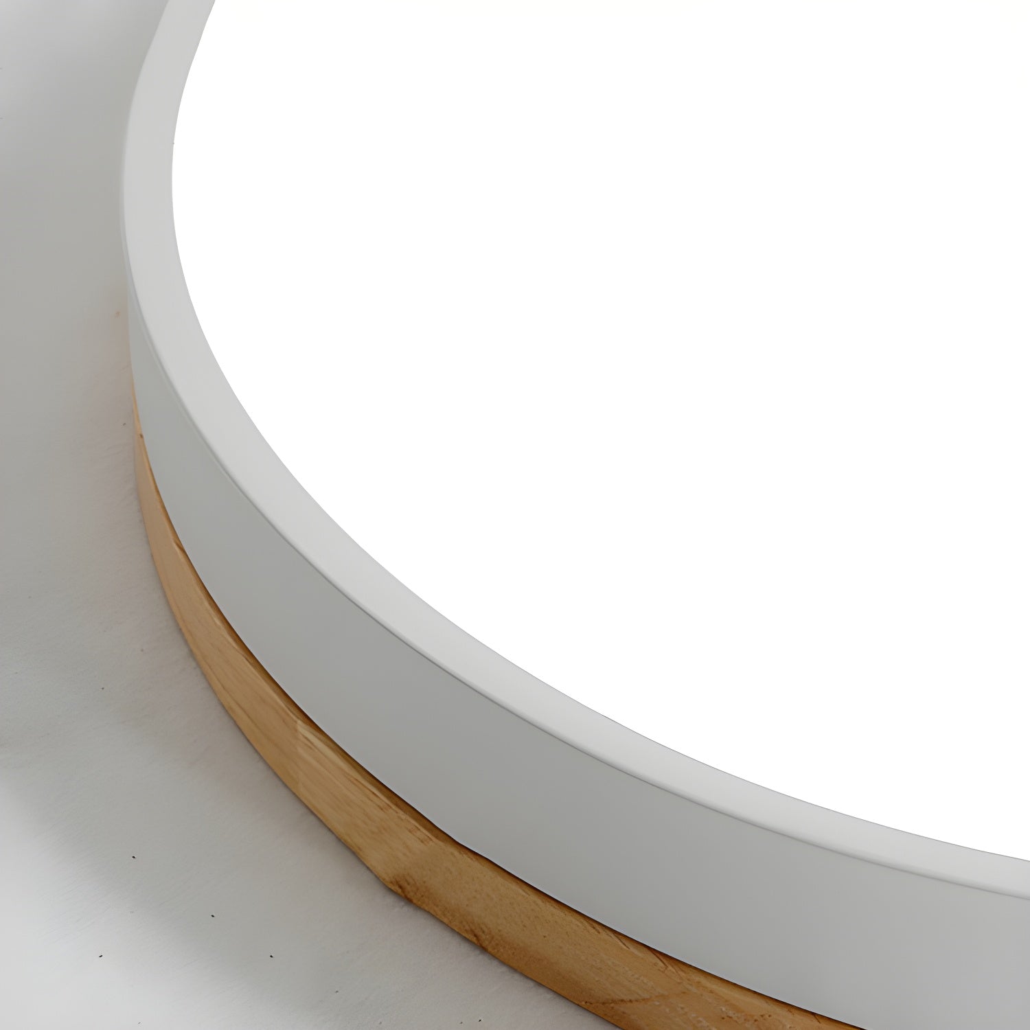 Zara Circular Wood Ceiling Lamp - Lumpaz