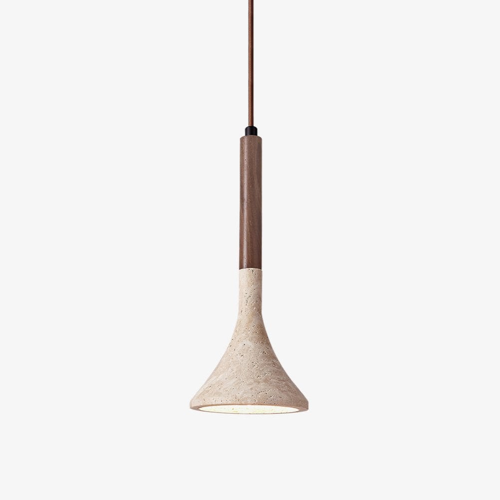 Aplomb Travertine Pendant Lamp - Lumpaz