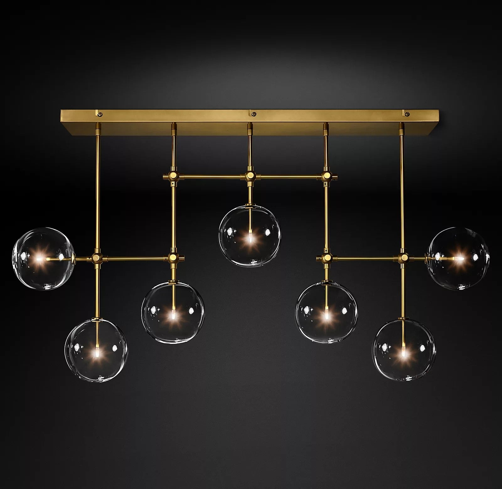 Glass Globe Mobile Chandelier - Lumpaz