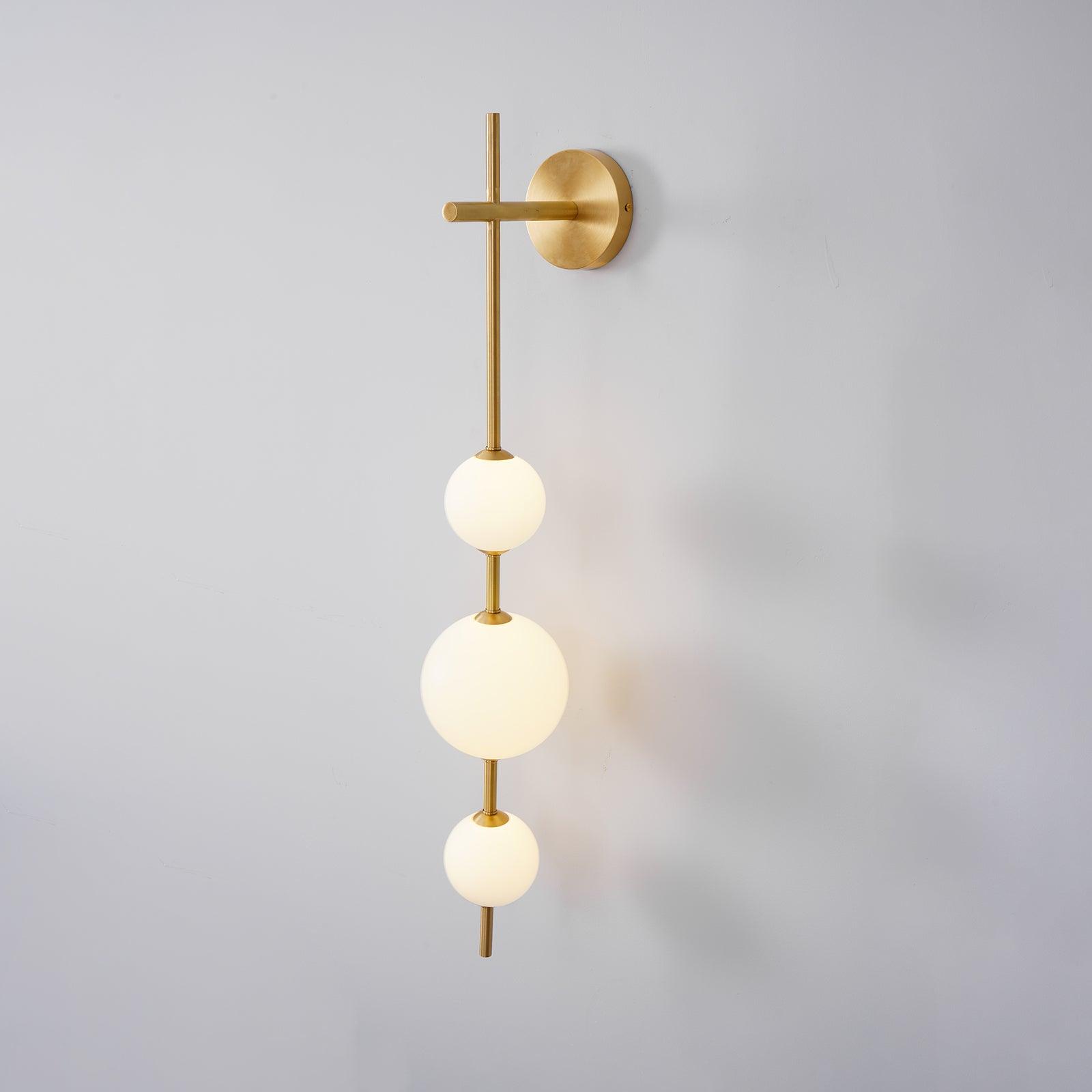 Vertical Globe Plug-in Wall Lamp - Lumpaz